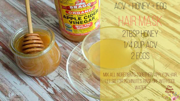 apple-cider-vinegar-and-honey-hair-mask